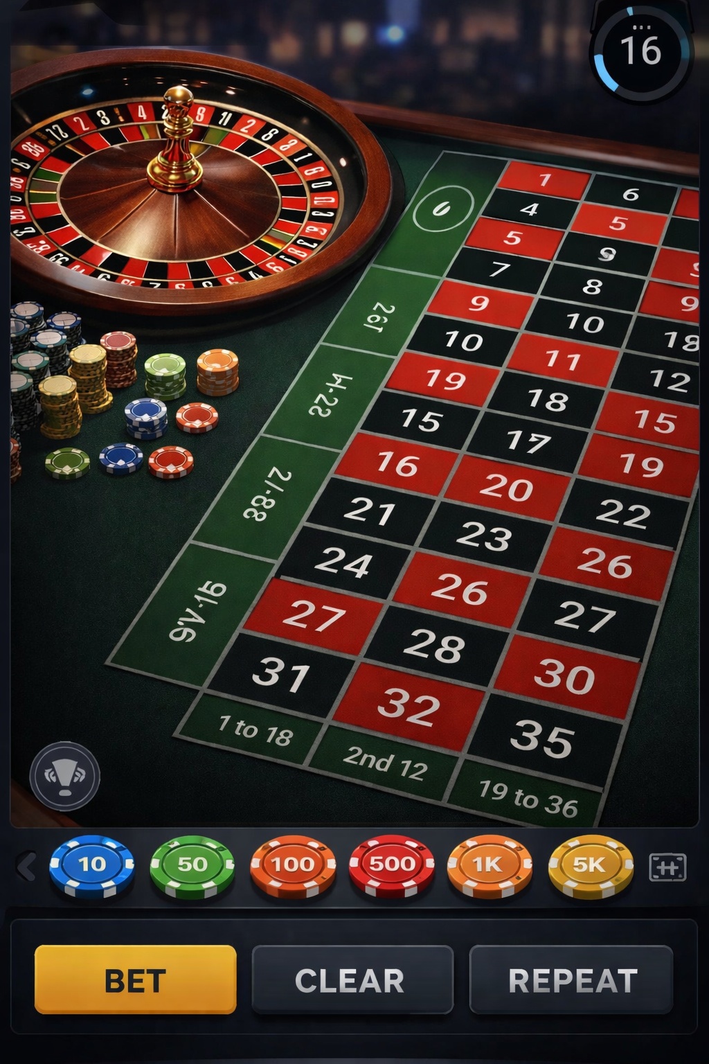 21 Bets Casino game