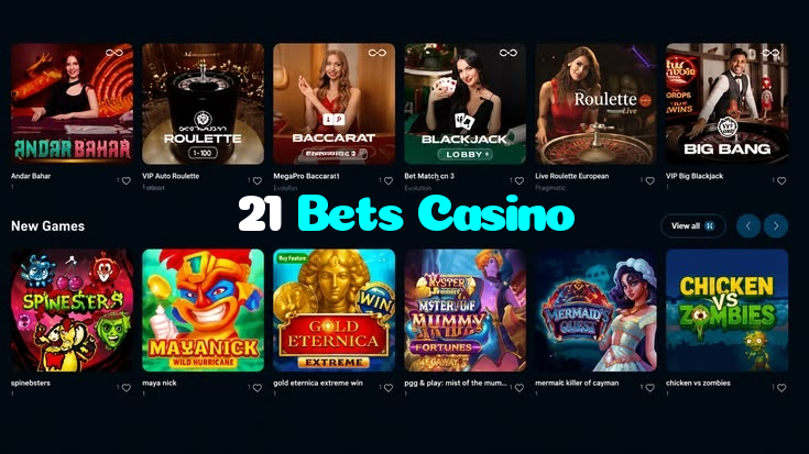 21 Bets Casino خوش آمدید بونس +600% پیشکش موبائل ایپ کے پروموشن سیکشن میں دکھائی دیتی ہے۔